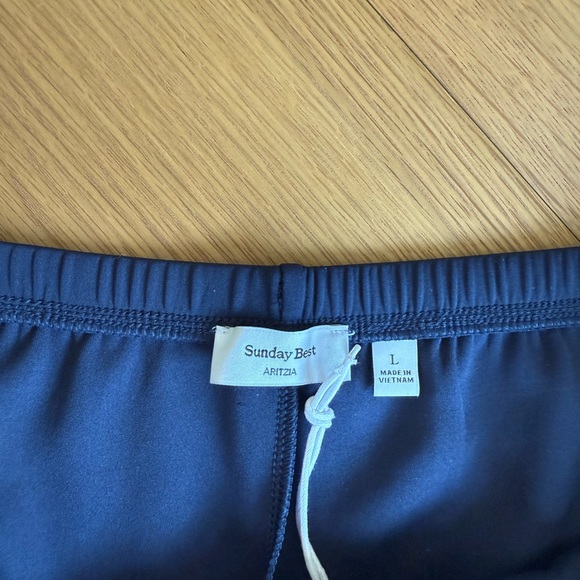 Aritzia Dark Blue Athletic Shorts - Picture 2 of 8